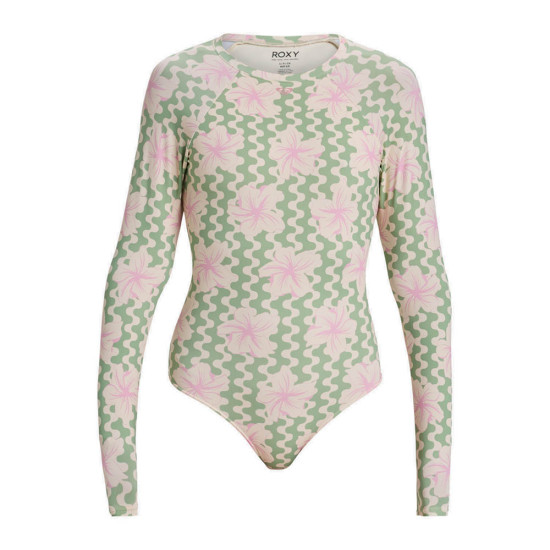 Roxy Γυναικείο ολόσωμο μαγιό Hibiscus Daze - Long Sleeves Swimsuit